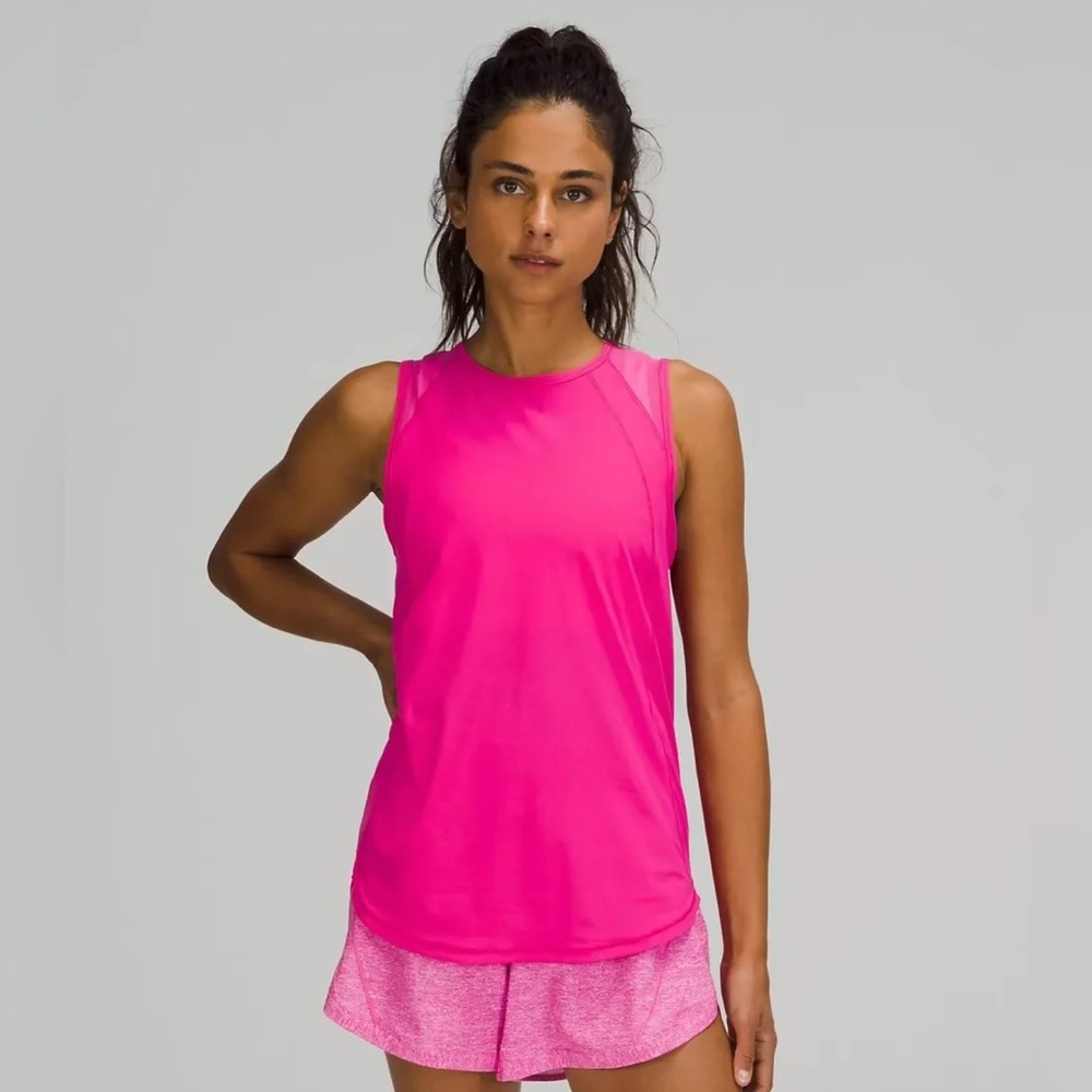 Lululemon Sculpt Tank Top (Back Vent) - Sonic Pink Size 0
